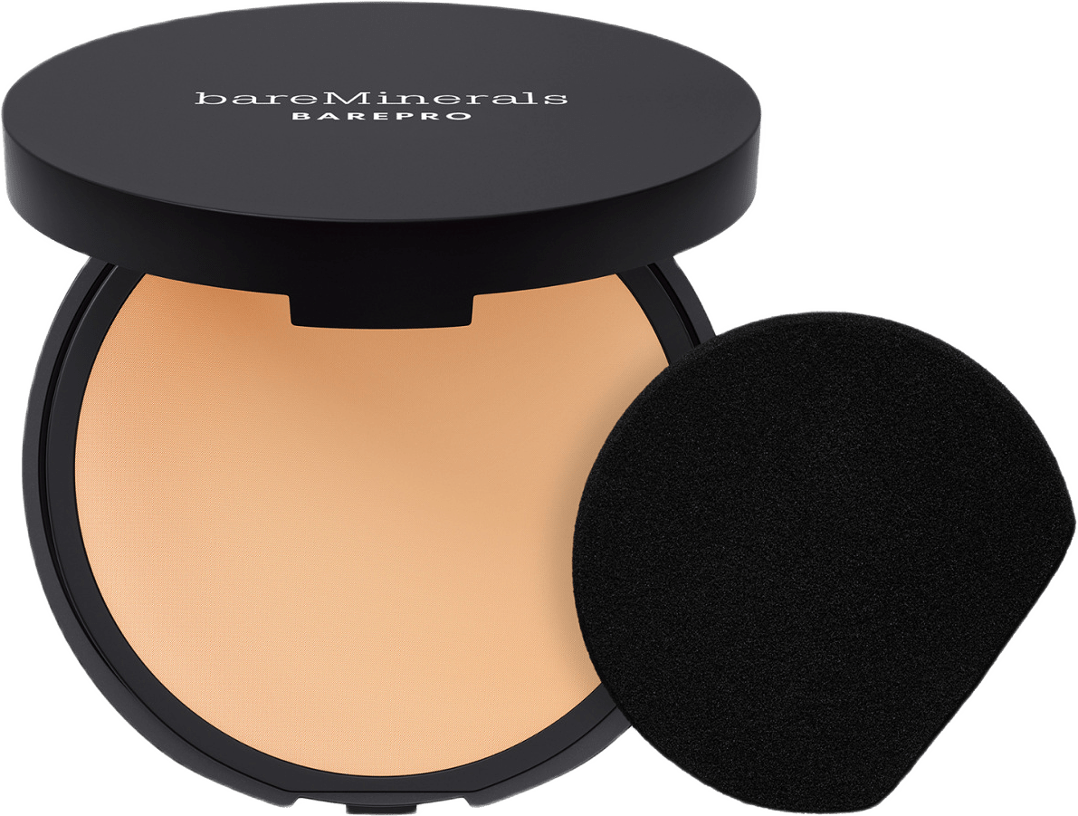 BarePRO 24H Skin-Perfecting Pressed Powder, från bareMinerals, i färgen Fair 15 Warm.