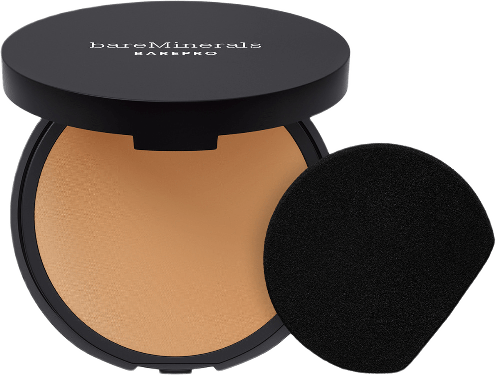 BarePRO 24H Skin-Perfecting Pressed Powder, från bareMinerals, i färgen Medium 35 Warm.