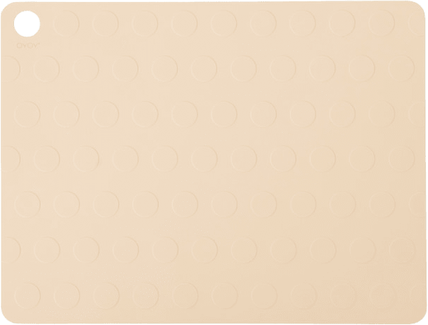 Dotto Placemat - Pack Of 2, från OYOY Living, i färgen vanilla.