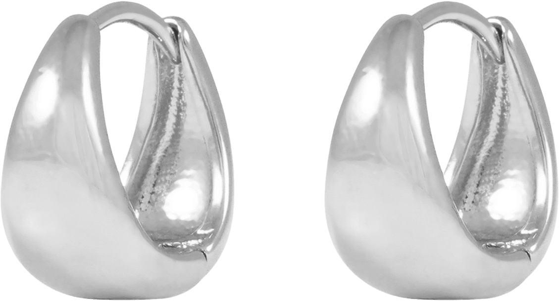 Honey Drop Ring Ear 12mm, från SNÖ of Sweden, i färgen plain s.