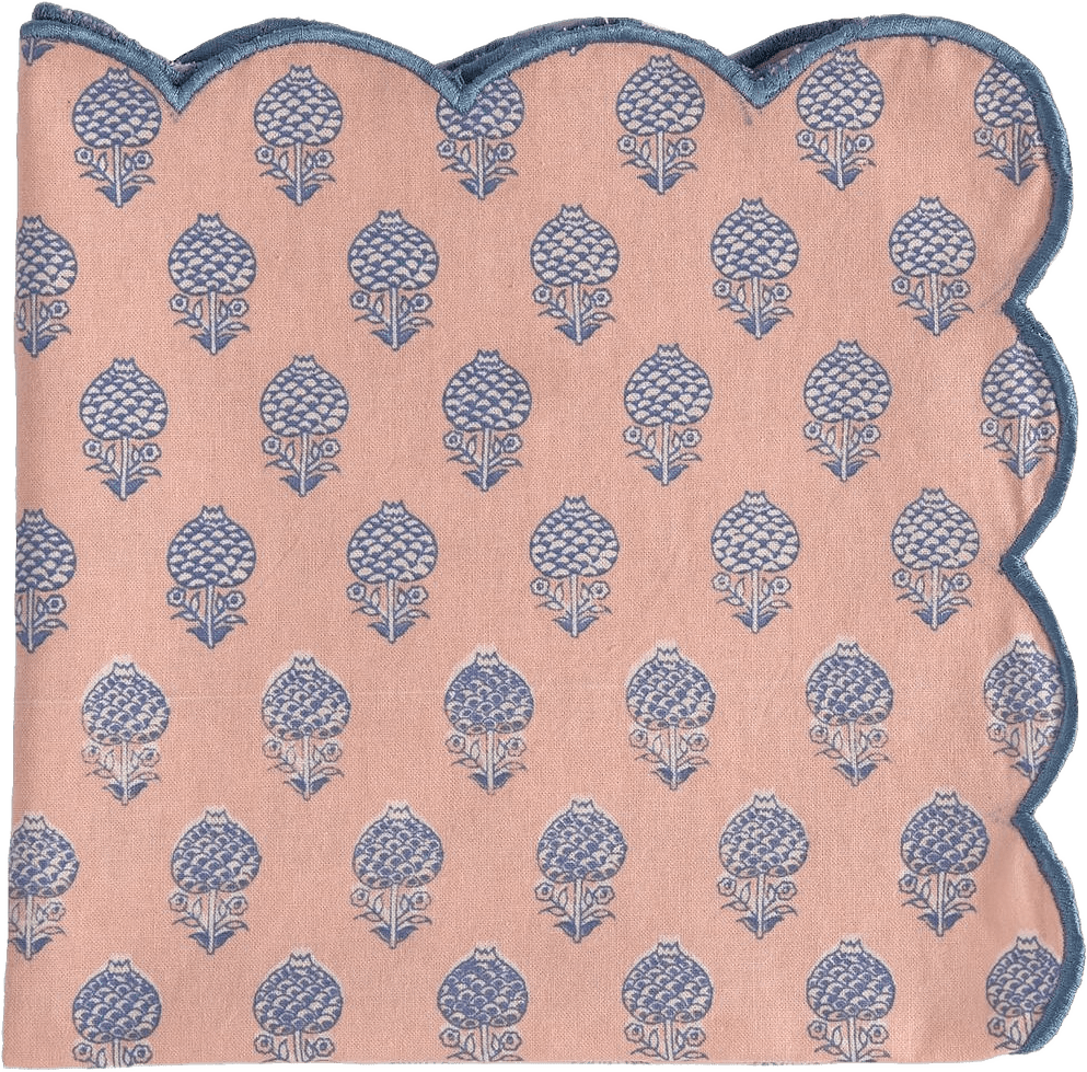 Poppy Seed Servett - 45x45 Cm, från Pick A Poppy, i färgen light pink.