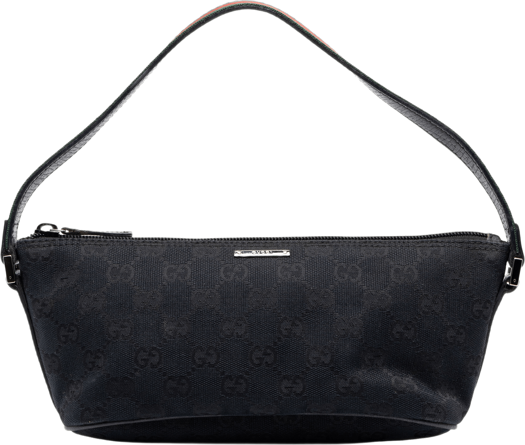 Gucci Gg Canvas Web Boat, från Luxclusif, i färgen svart.