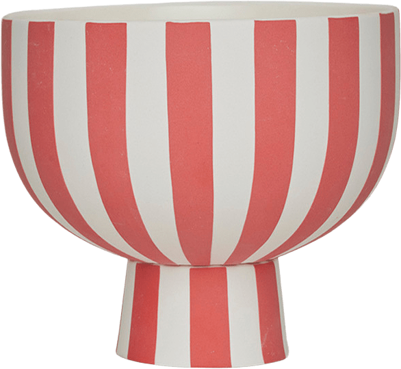 Toppu Bowl, från OYOY Living, i färgen cherry red.
