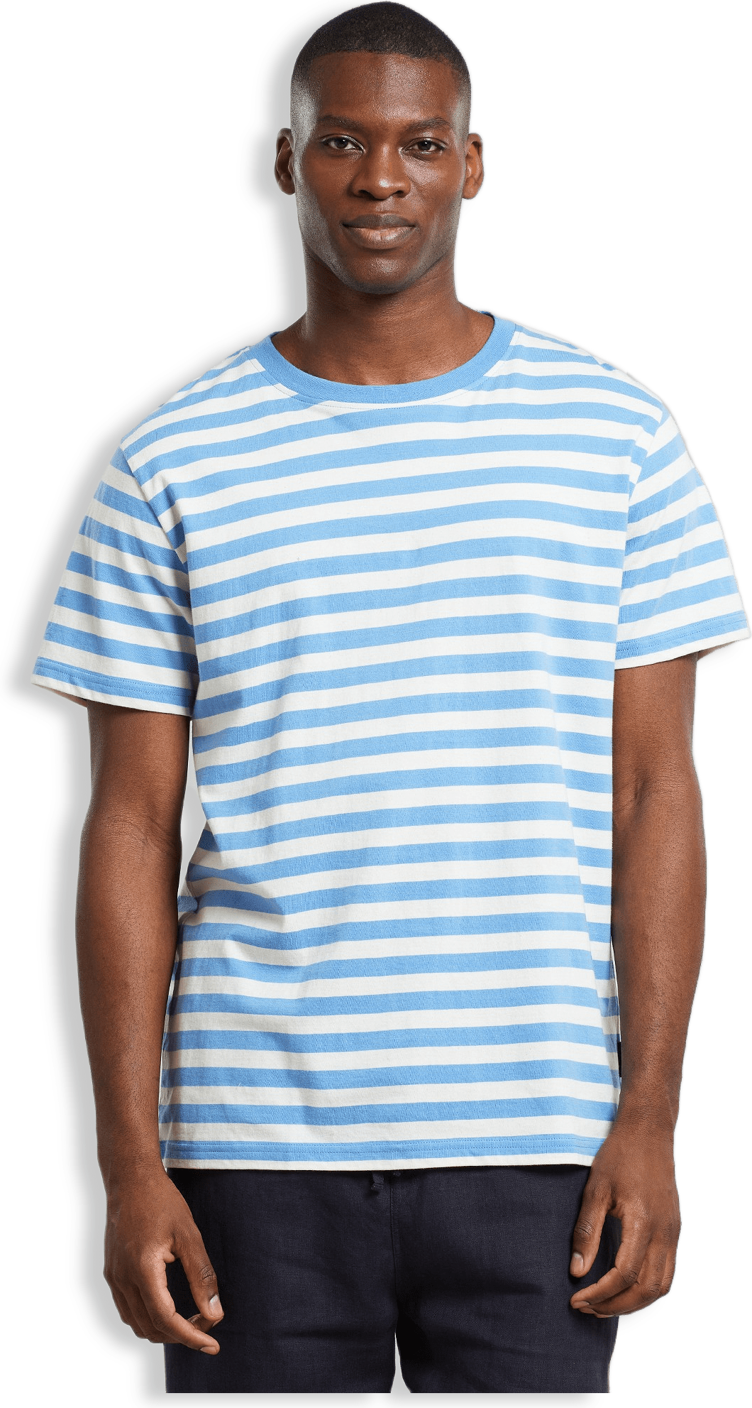 T-shirt Stockholm Stripes Della Blue