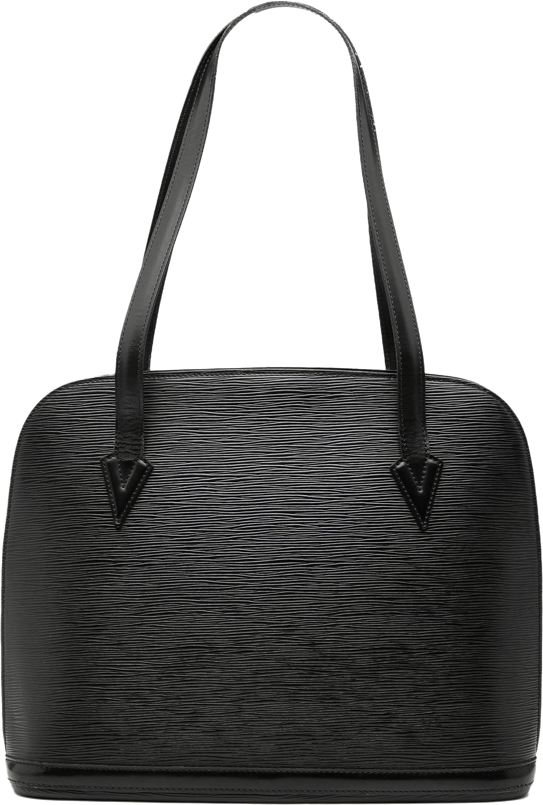 Louis Vuitton Epi Lussac, från Luxclusif, i färgen black.