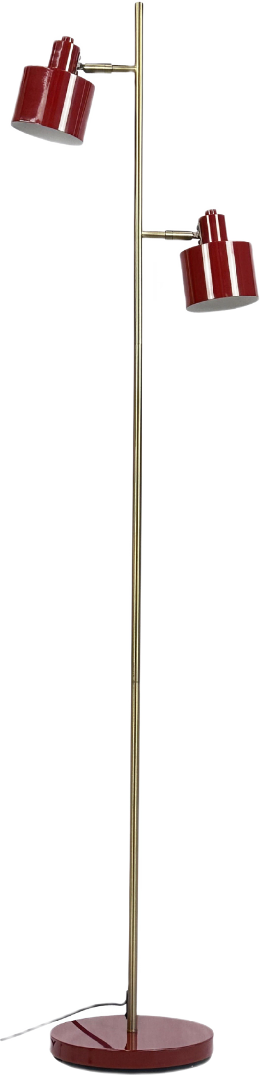 Ocean Floor Lamp, från Dyberg Larsen, i färgen dark red/ brass.