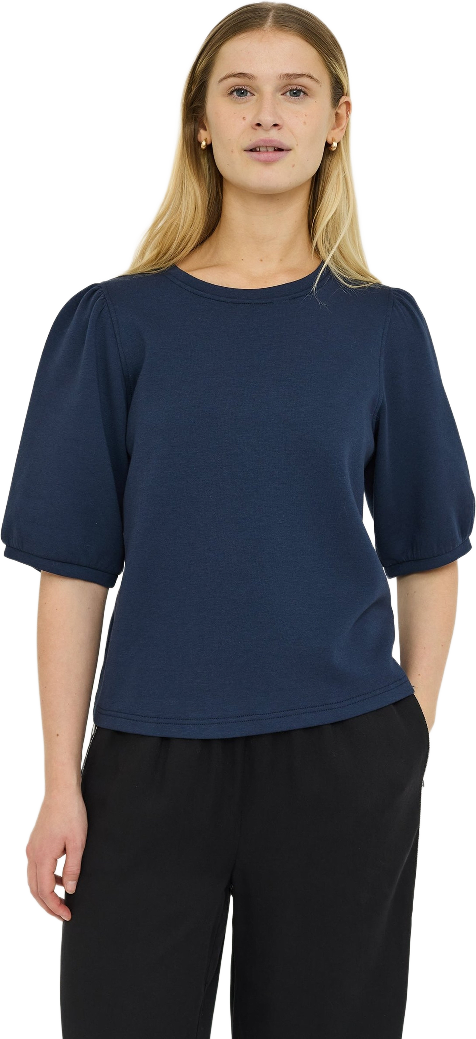 Srorana T-shirt - Total Eclipse, från Soft Rebels, i färgen total eclipse.