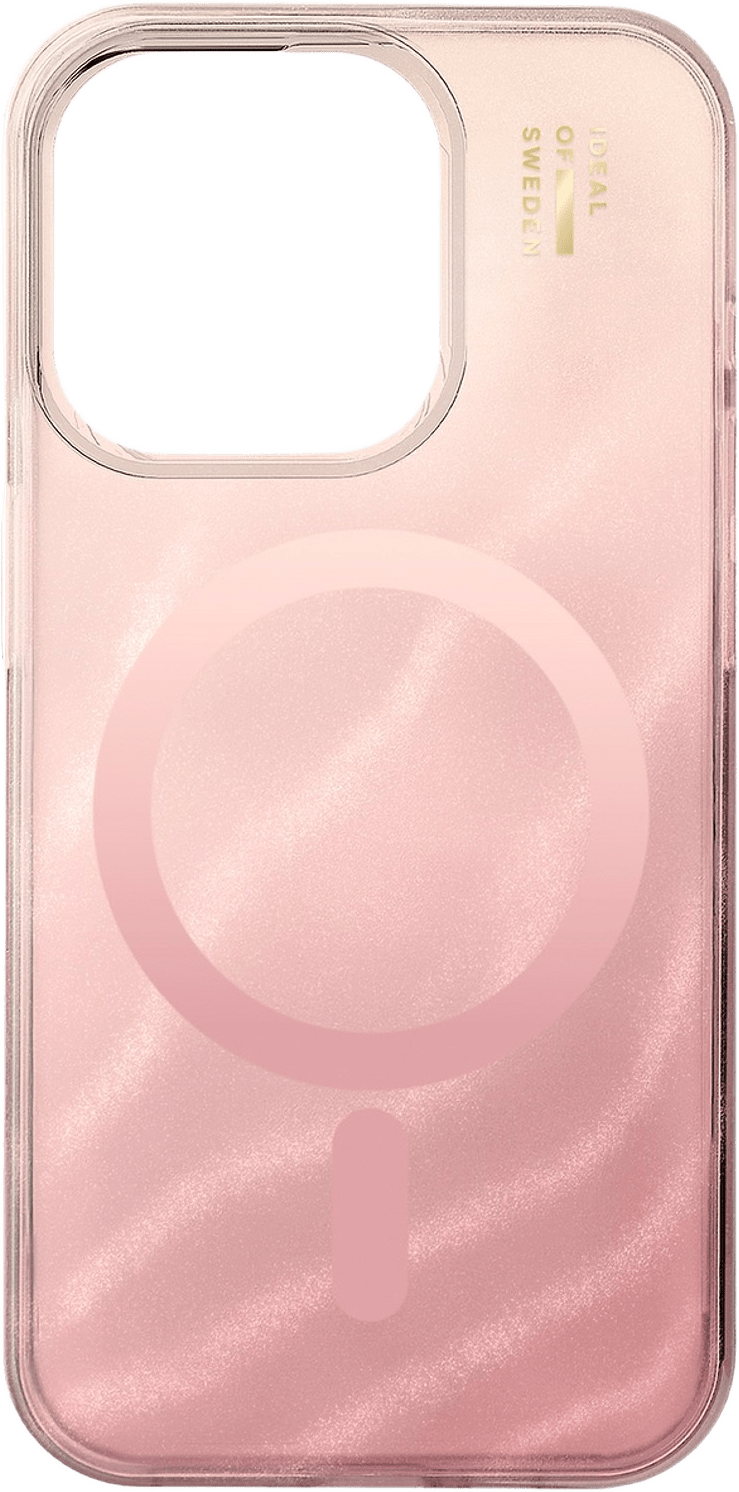 Clear Case Magsafe Iphone Rose Blush, från Ideal Of Sweden, i färgen silver.