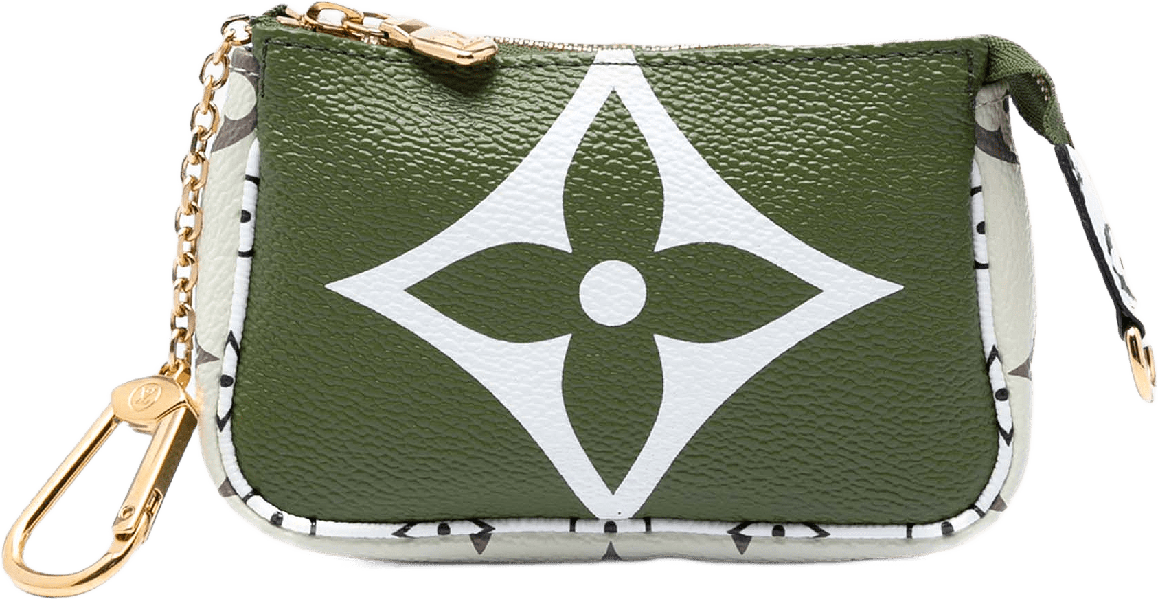 Louis Vuitton Monogram Giant Micro Pochette Accessoires, från Luxclusif, i färgen grön.