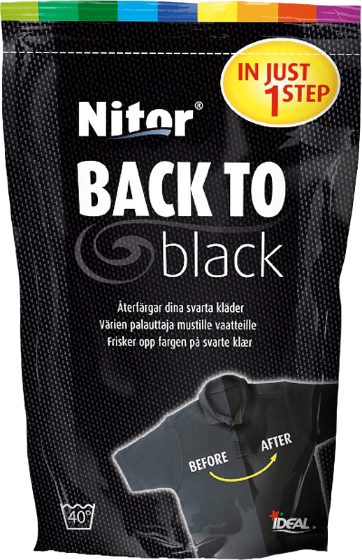 Återfärgning, från Nitor, i färgen Black.