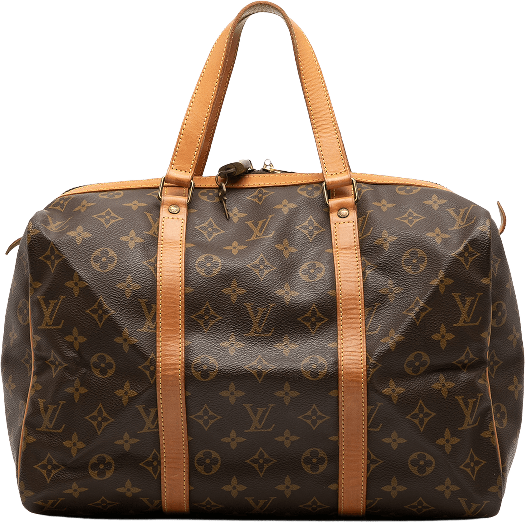 Louis Vuitton Monogram Sac Souple 35, från Luxclusif, i färgen brown.