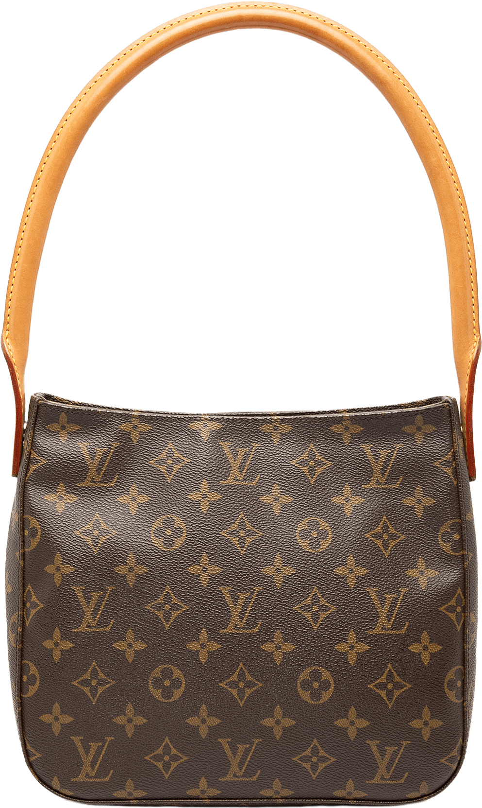 Louis Vuitton Monogram Looping Mm, från Luxclusif, i färgen brown.