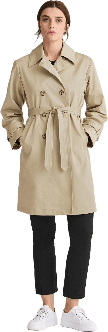 Trenchcoat Angela, från Newhouse, i färgen american khaki.