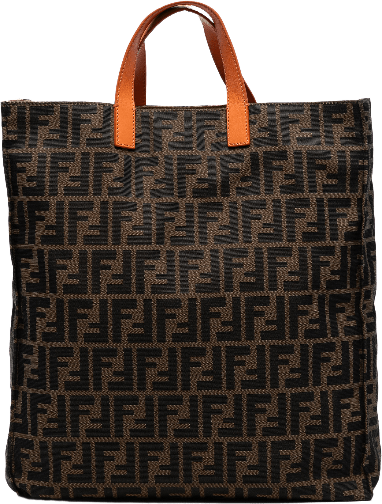 Fendi Zucca Canvas Shopping Tote, från Luxclusif, i färgen brown.