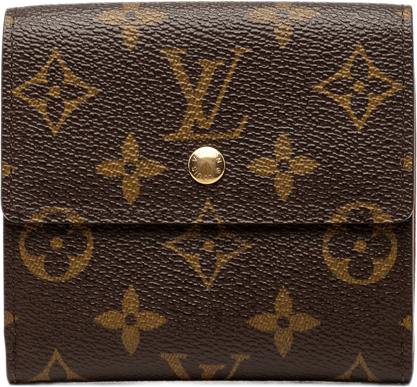 Louis Vuitton Monogram Portefeuille Elise Wallet, från Luxclusif, i färgen brun.