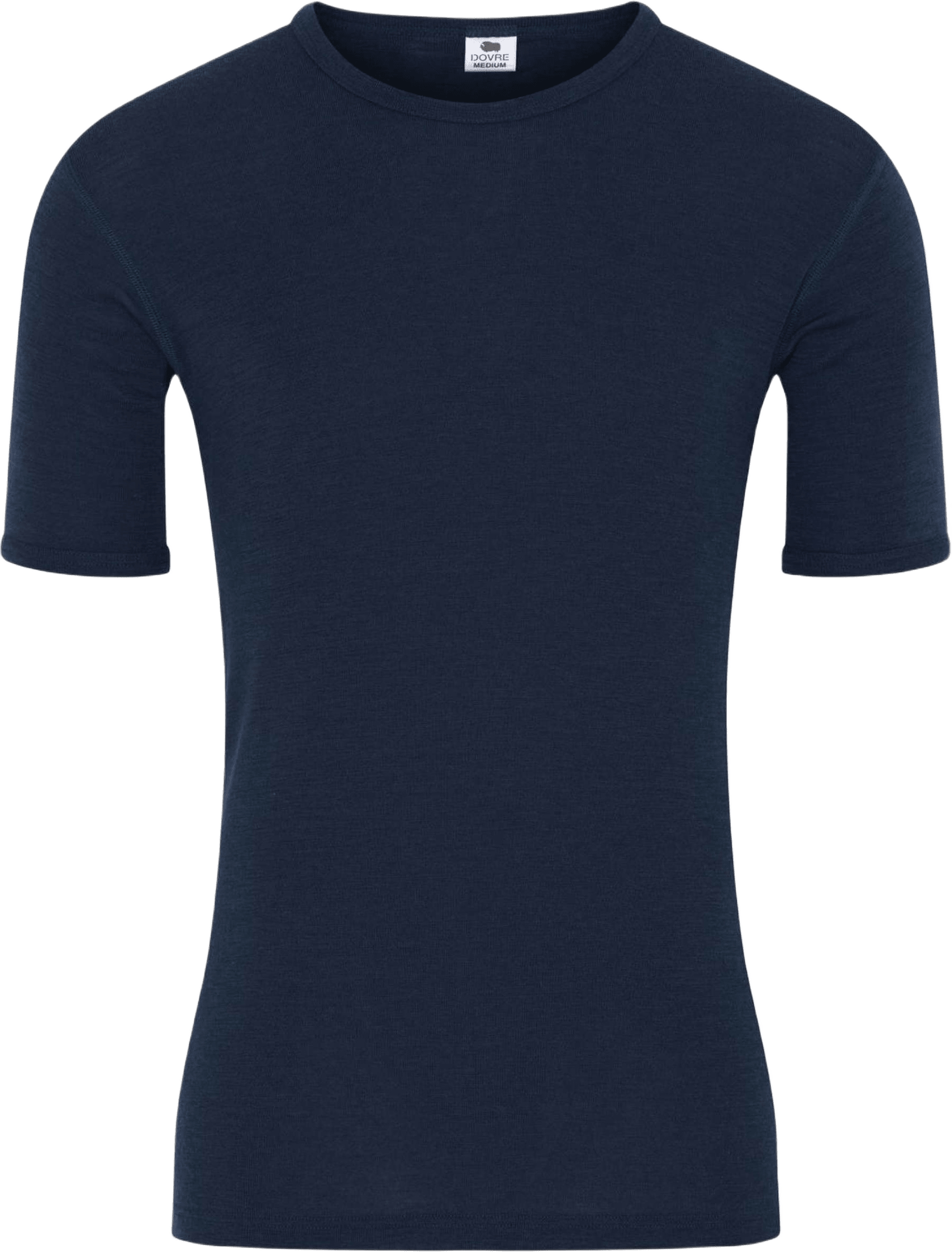 Undertröja | T-shirt | 100% Merinoull | Marinblå