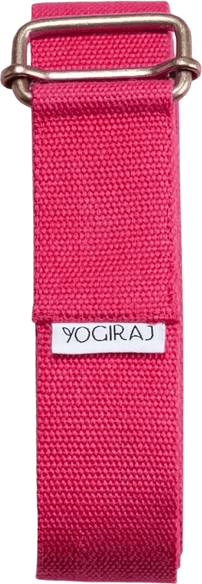 Yogabälte Yoga Belt Long, från Yogiraj, i färgen röd.