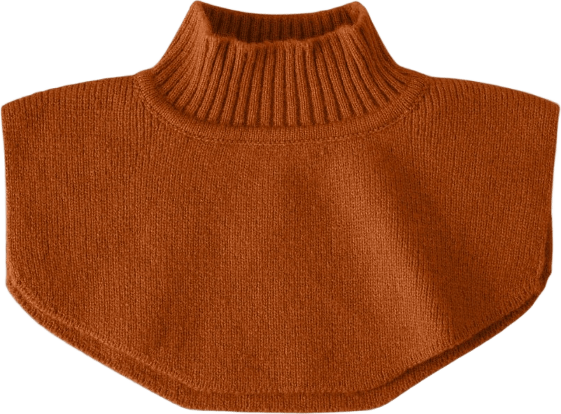 Neck Warmer - Vuxen, från BabyMocs, i färgen rust.