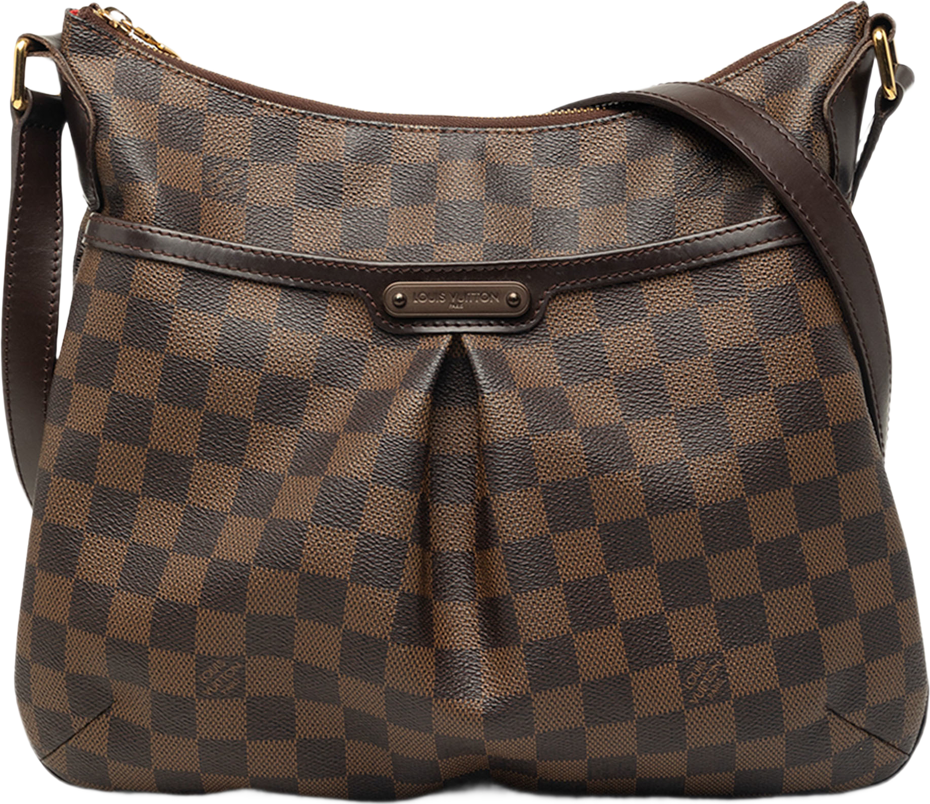 Louis Vuitton Damier Ebene Bloomsbury Pm, från Luxclusif, i färgen brun.