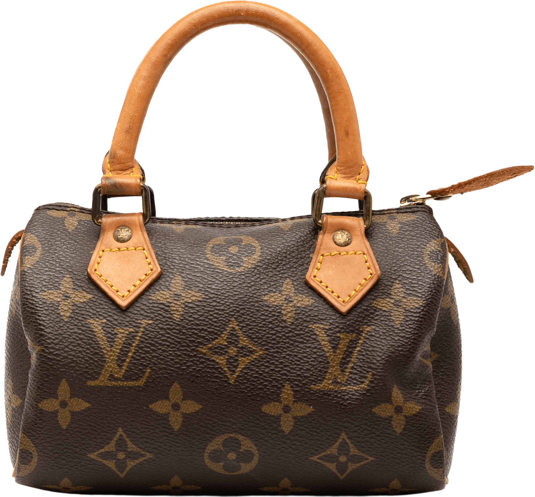 Louis Vuitton Monogram Mini Speedy Hl, från Luxclusif, i färgen brown.