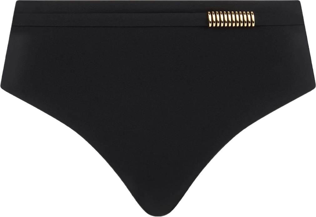 Icon High-waisted Brief, från Chantelle, i färgen Black.