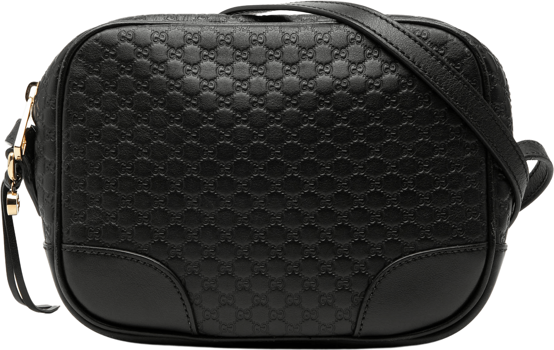 Gucci Microguccissima Bree Crossbody, från Luxclusif, i färgen black.