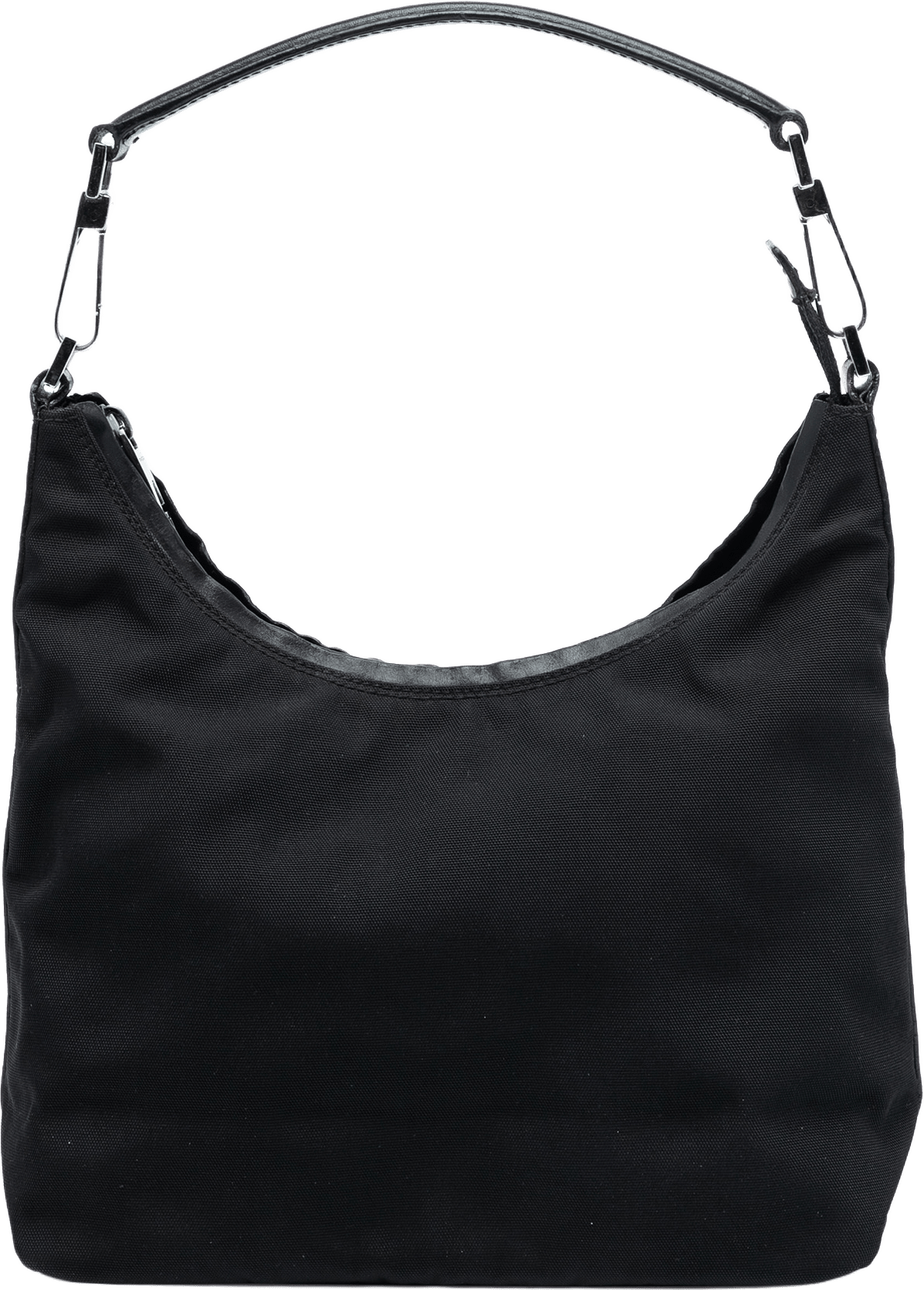Gucci Nylon Shoulder Bag, från Luxclusif, i färgen black.