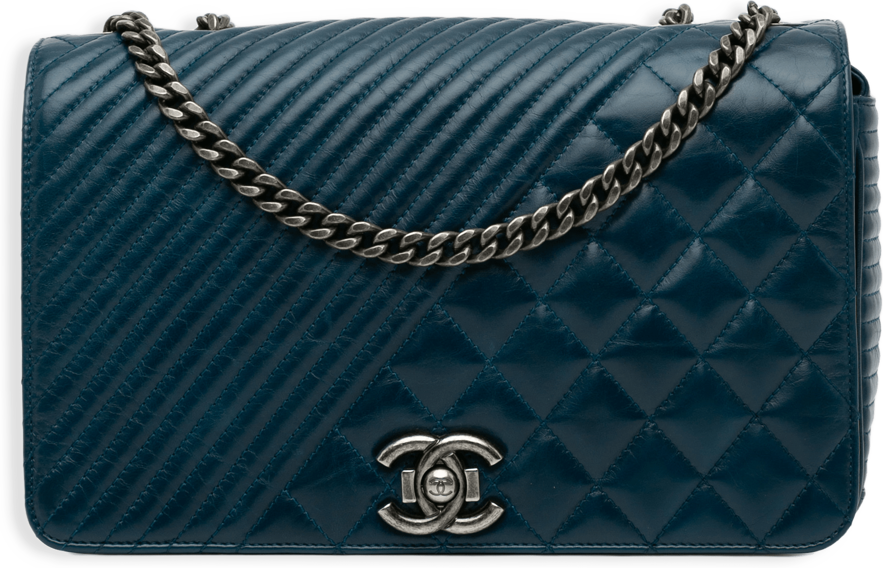 Chanel Medium Glazed Calfskin Coco Boy Flap