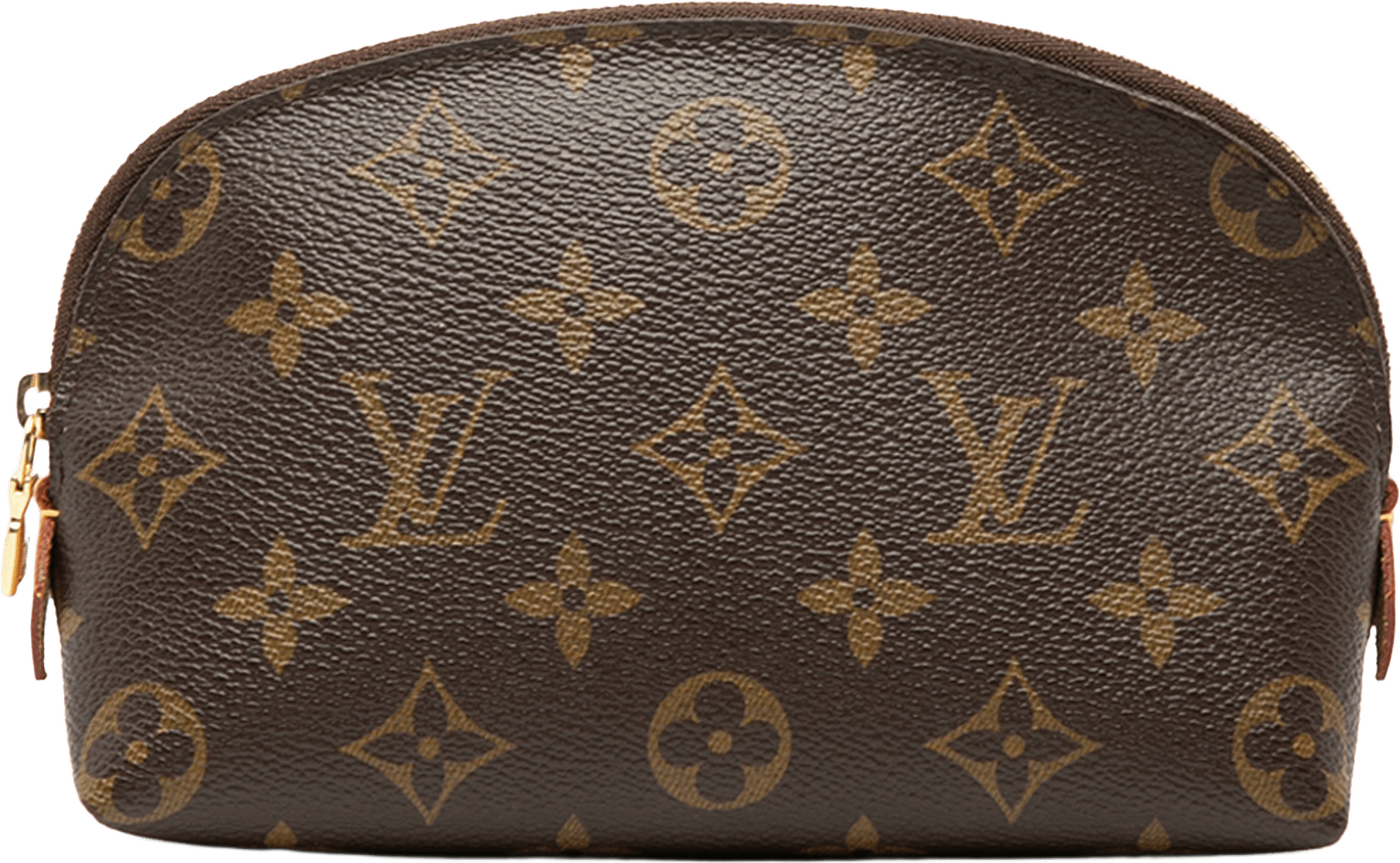 Louis Vuitton Monogram Cosmetic Pouch Pm, från Luxclusif, i färgen brown.