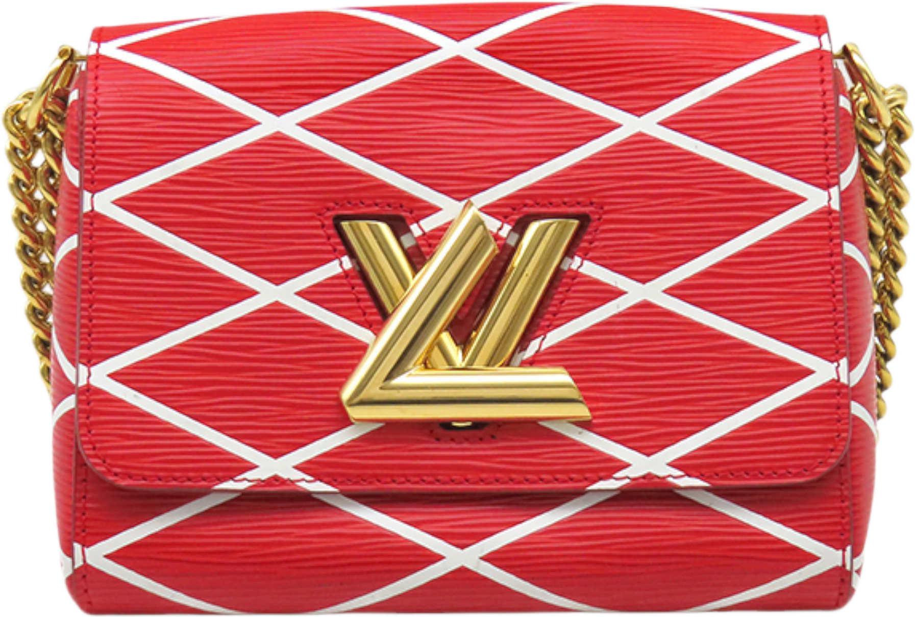 Louis Vuitton Epi Malletage Twist, från Luxclusif, i färgen röd.