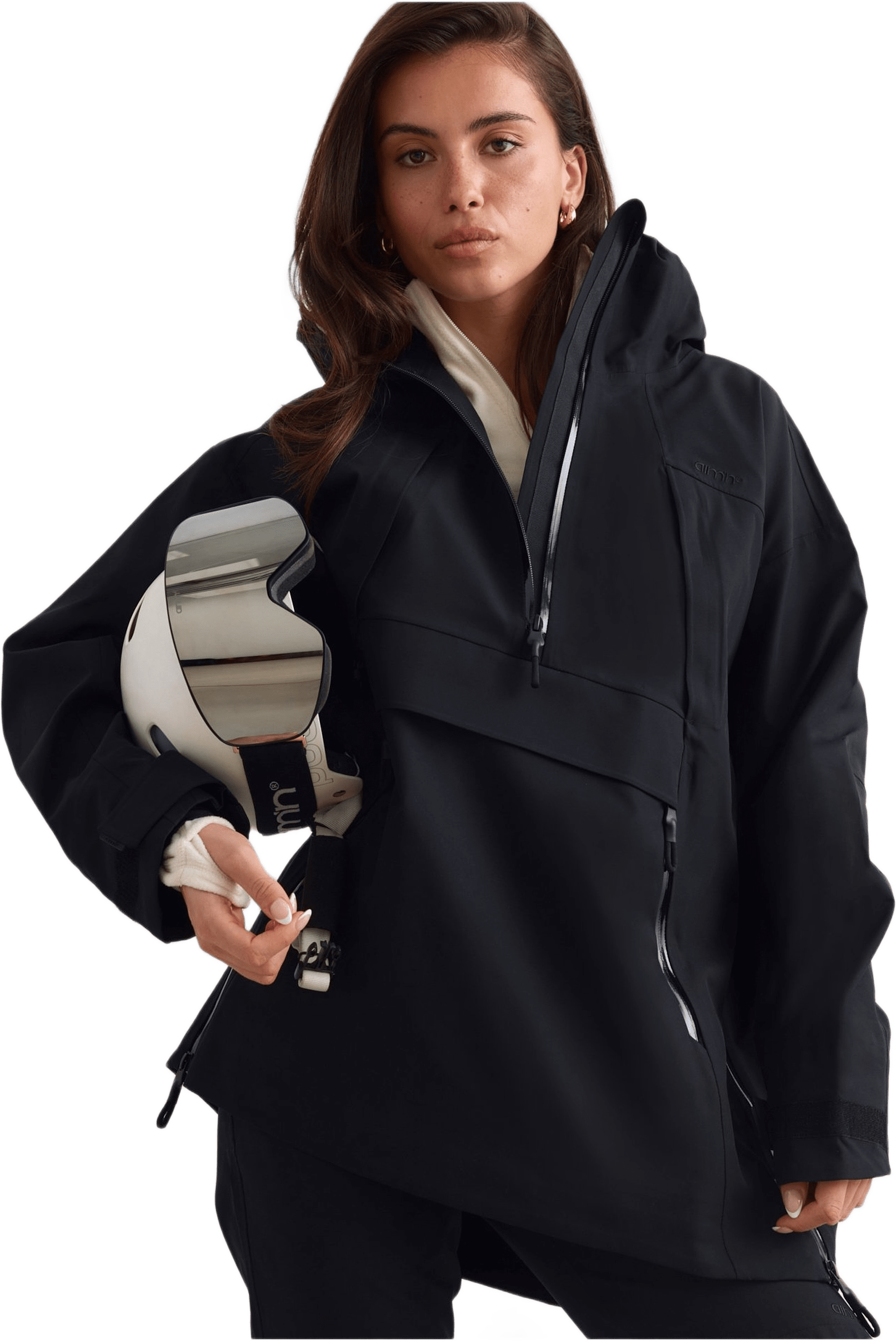 3l Sierra Anorak, från aim'n, i färgen black.