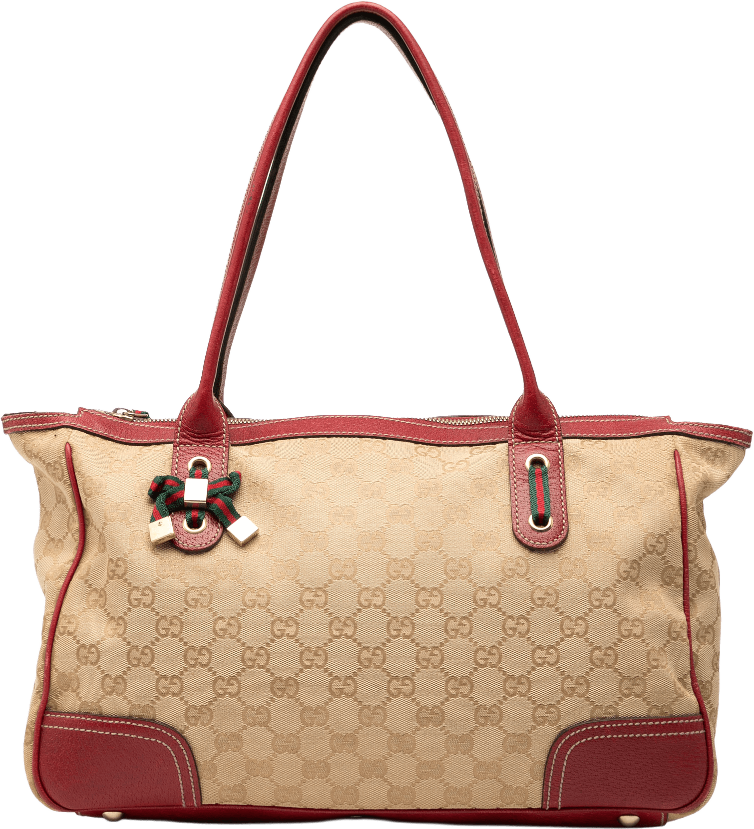 Gucci Gg Canvas Princy Shoulder Bag, från Luxclusif, i färgen beige.