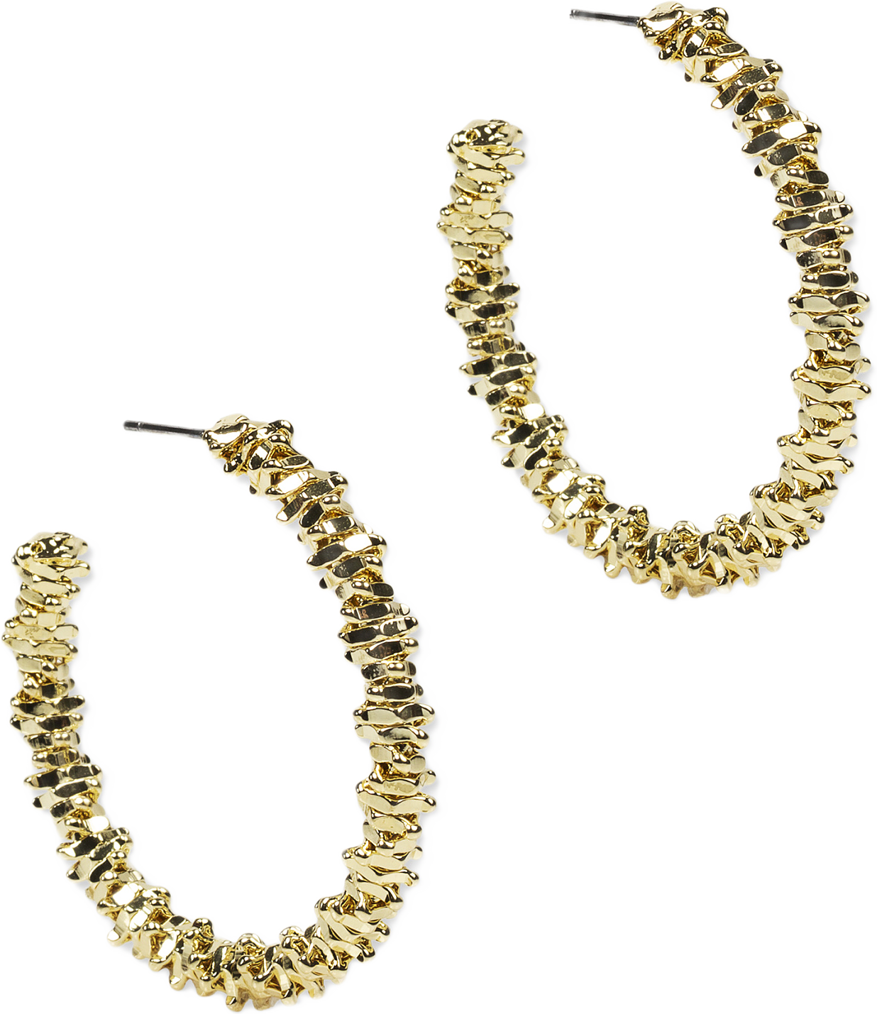 Sparkling Hoop Örhänge, från pfgSTOCKHOLM, i färgen gold.