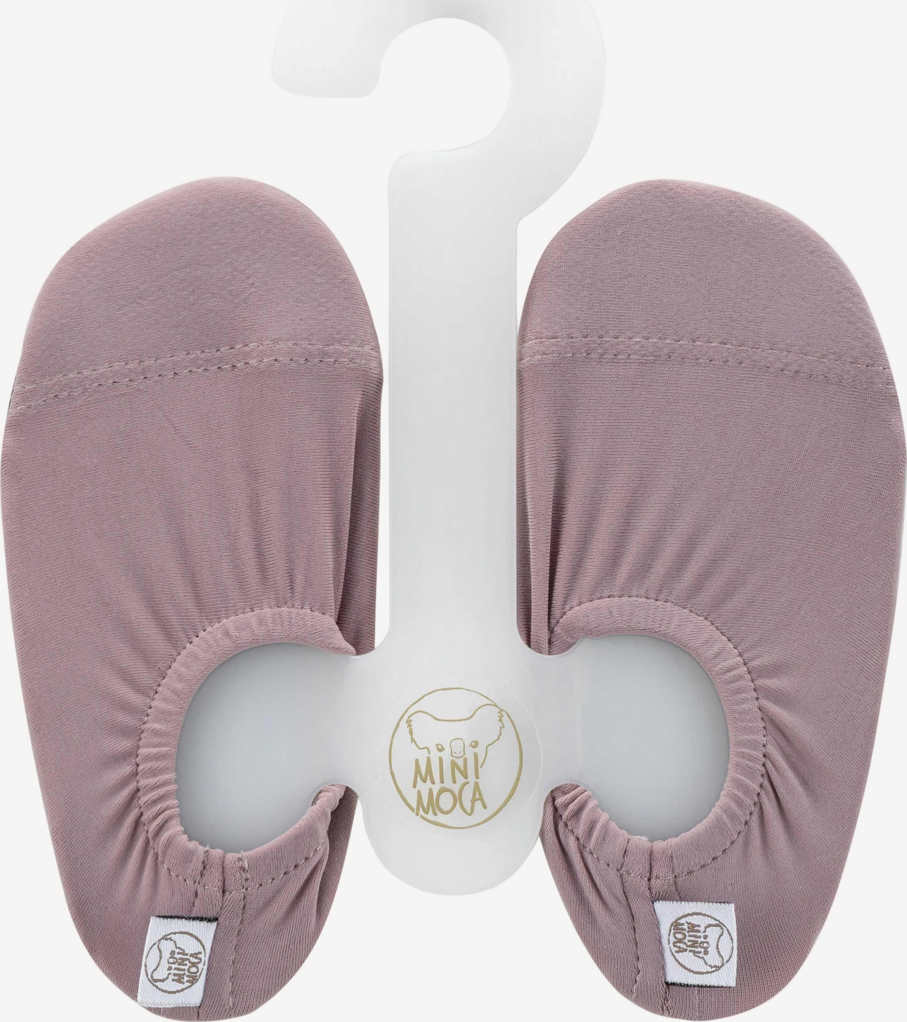 Miniaquas Badskor, från Minimoca, i färgen gammelrosa.