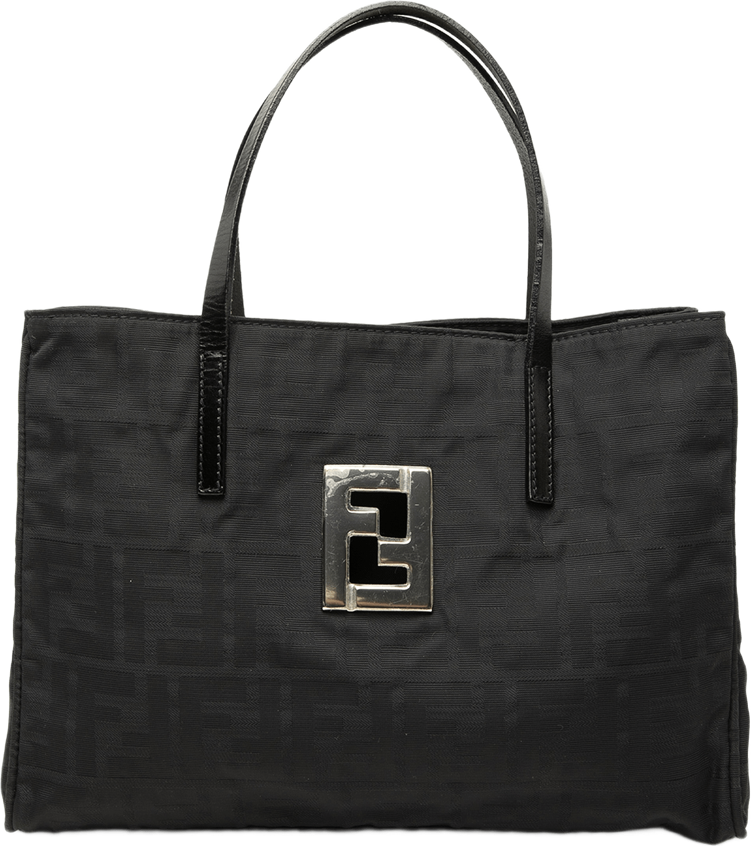 Fendi Zucca Canvas Tote, från Luxclusif, i färgen black.