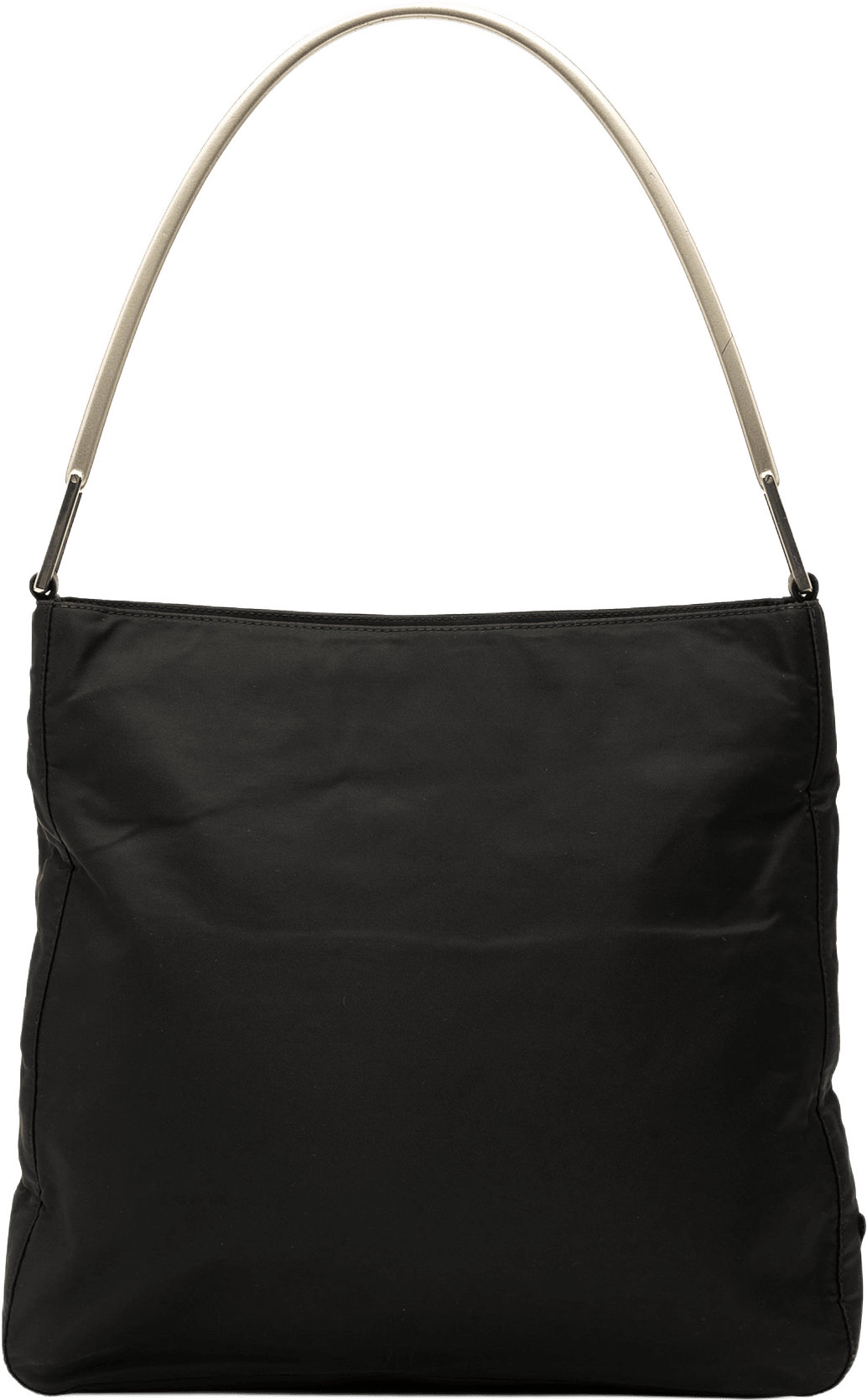 Prada Tessuto Shoulder Bag, från Luxclusif, i färgen black.