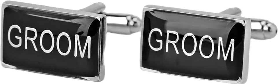 Cufflinks Motif, från John Henric, i färgen black.