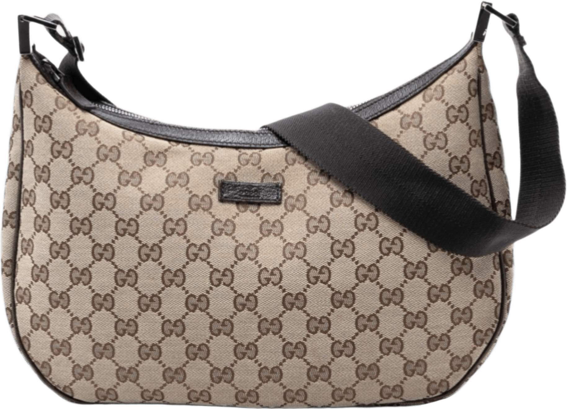 Gucci Gg Canvas Crossbody, från Luxclusif, i färgen beige.