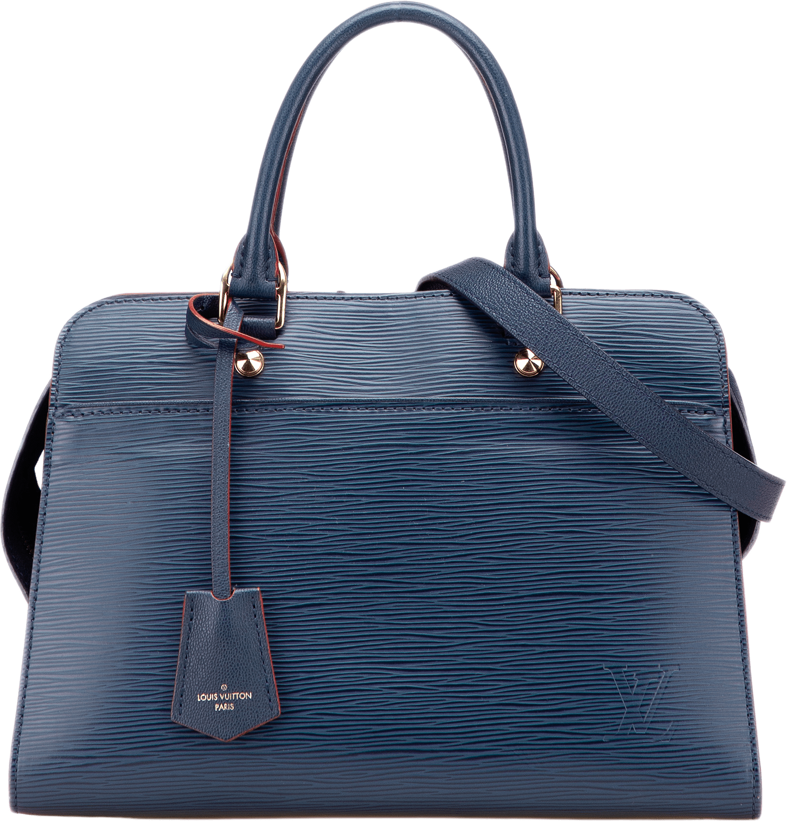 Louis Vuitton Epi Vaneau Mm, från Luxclusif, i färgen blue.