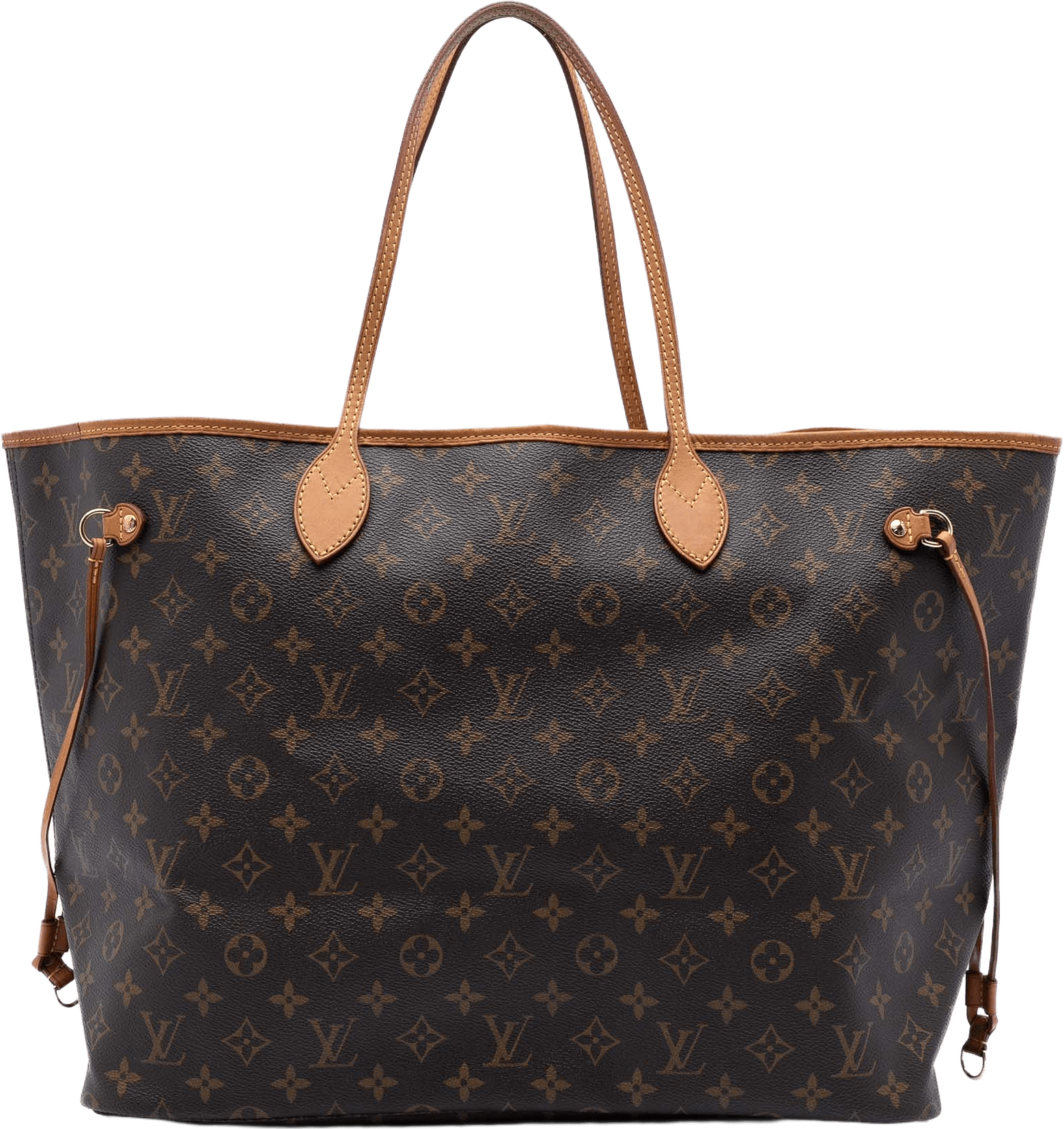 Louis Vuitton Monogram Neverfull Gm, från Luxclusif, i färgen brown.