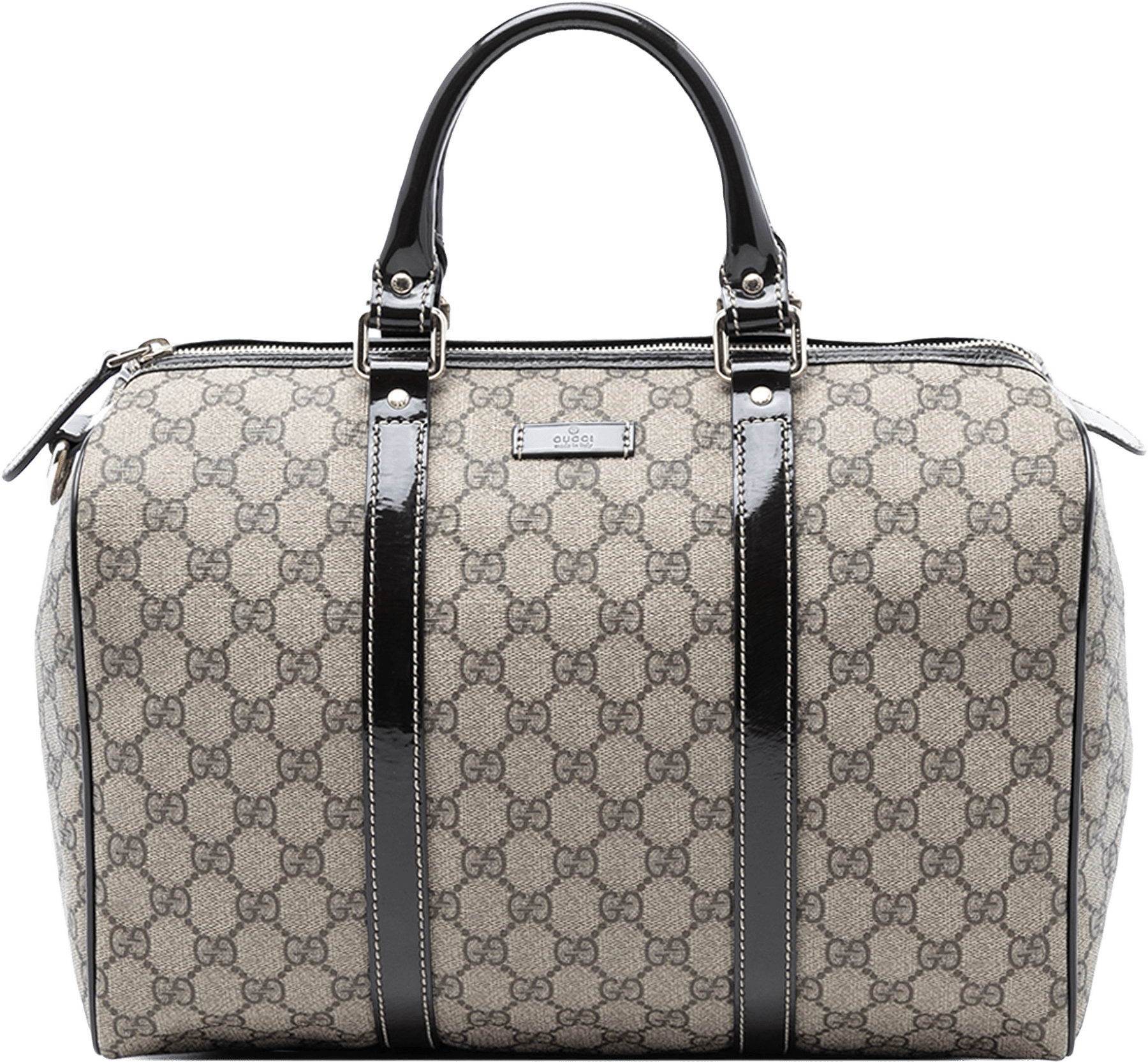 Gucci Medium Gg Supreme Joy Boston Bag, från Luxclusif, i färgen beige.