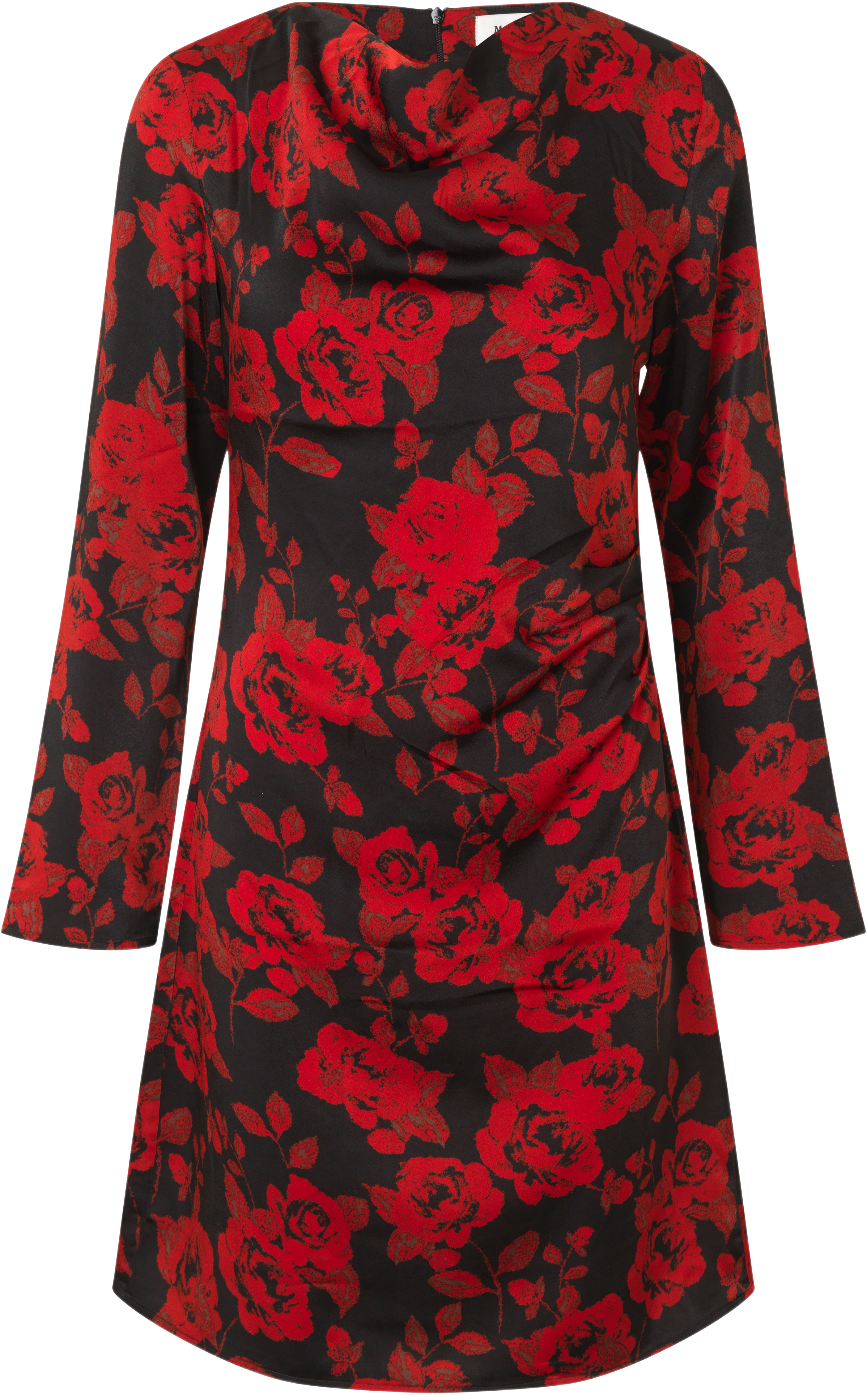 Ruthiemd Print Dress, från Modström, i färgen racing rose.