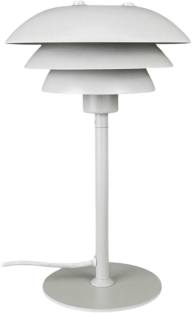 Sixteen Table Lamp, från Dyberg Larsen, i färgen pearl white.