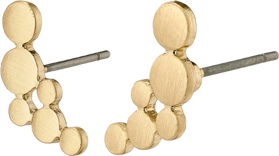 Leah Pi Earrings, från Pilgrim, i färgen Gold Plated.