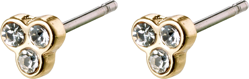 Caily Earrings, från Pilgrim, i färgen Gold Plated.