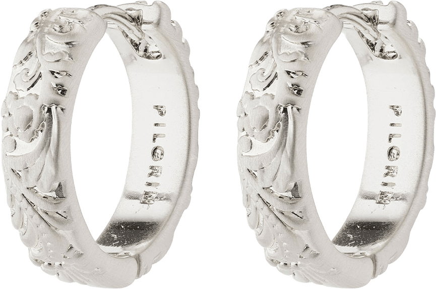 Elfrida Earrings, från Pilgrim, i färgen Silver Plated.