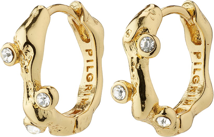 Hermione Earrings, från Pilgrim, i färgen Gold Plated.