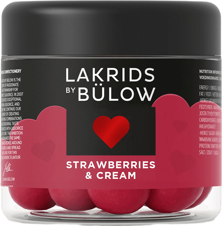 Lakrits Small Love Strawberries & Cream, från Lakrids by Bülow, i färgen Strawberry & Cream.
