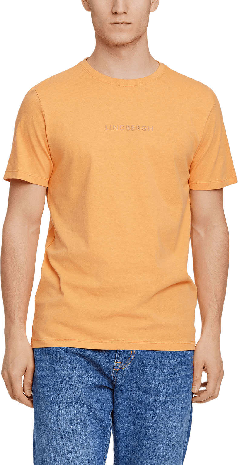 Lindbergh print tee S/S, från Lindbergh, i färgen Peachy.