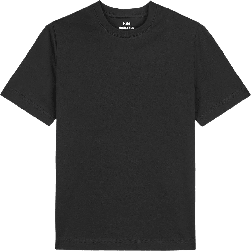 Cotton Jersey Jess Tee, från Mads Nørgaard, i färgen Black.